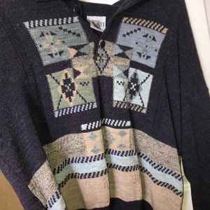 Foreign collared sweater.